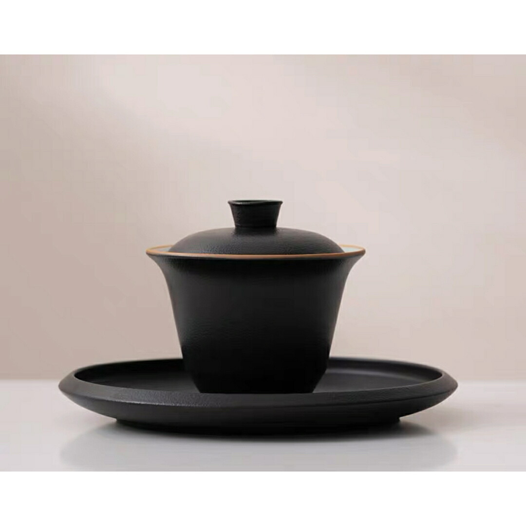 A037376蓋碗 茶杯セット おしゃれ 耐熱磁陶器製の中国茶器 1客|リタハウス 店
