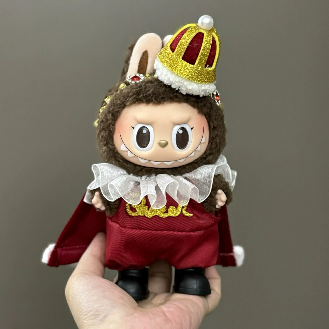 楽天市場】a063254新品6点セットキング王様labubuラブブぬいぐるみ服