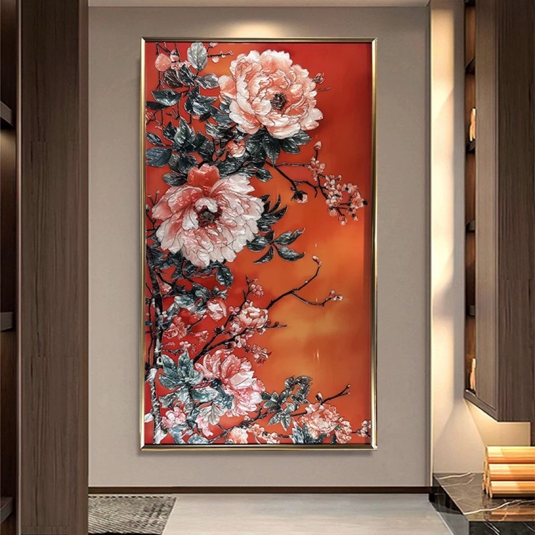 A066251硝子琺瑯彩 エナメル芸術品 御前上等感琺瑯飾りつけ絵 部屋の入り口 飾りつけ 琺瑯絵芸術品