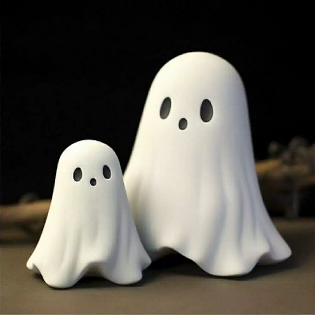 A066368生きすだま 親子 オブジェ 好いたらしい 生きすだま 飾りつけハロウィン 室内装飾飾りつけ