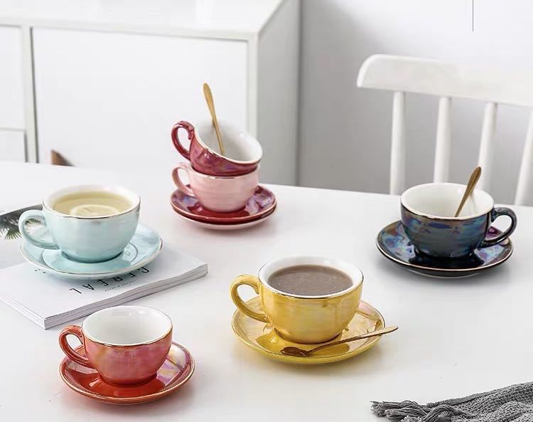 楽天市場】A039997ティー・コーヒーカップ6客セット 薔薇花柄カップ