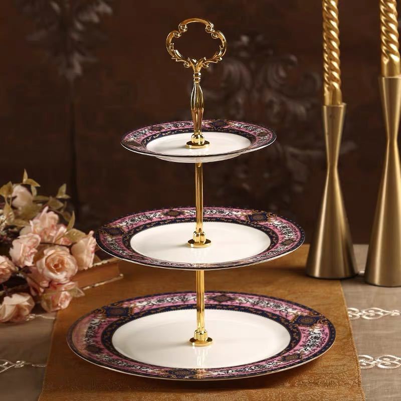 最新人気 ケーキ スタンド プレート 3段セット アフタヌーンティー フルーツ トレー 皿 国内配送 Www Clanpulsar Com