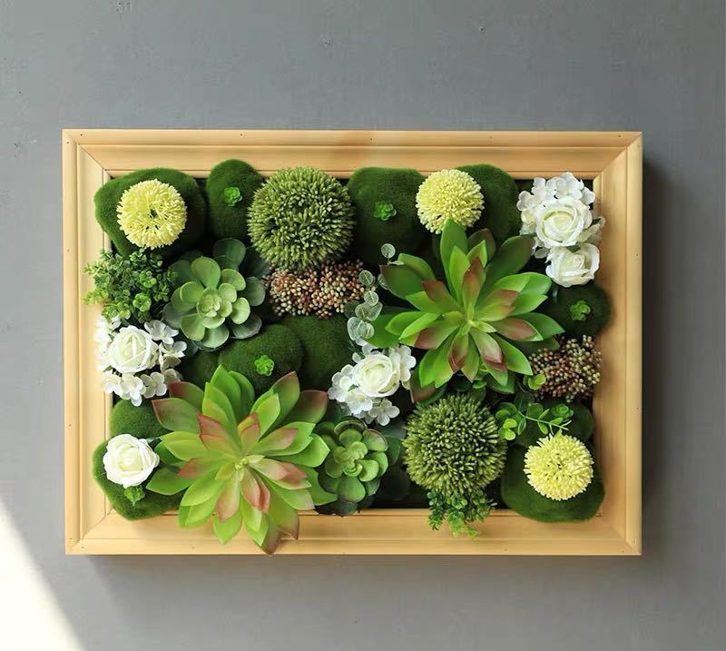 壁飾り 人工観葉植物 壁掛けインテリア ディスプレイ 壁掛けミックスグリーン造花 楽天市場】A023244壁飾り 人工観葉植物 壁掛けインテリア