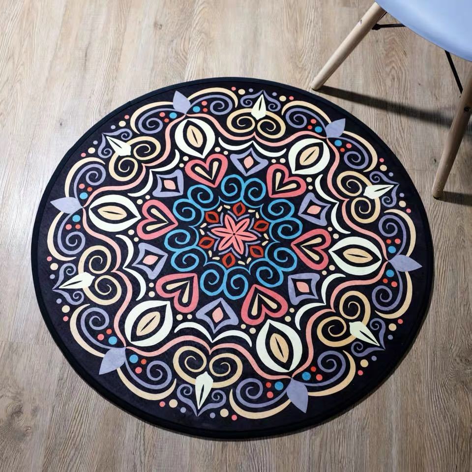 A016735ラグ カーペットラグマット 100cm ホットカーペット対応 ☆ベッドルーム用｜リタハウス　店