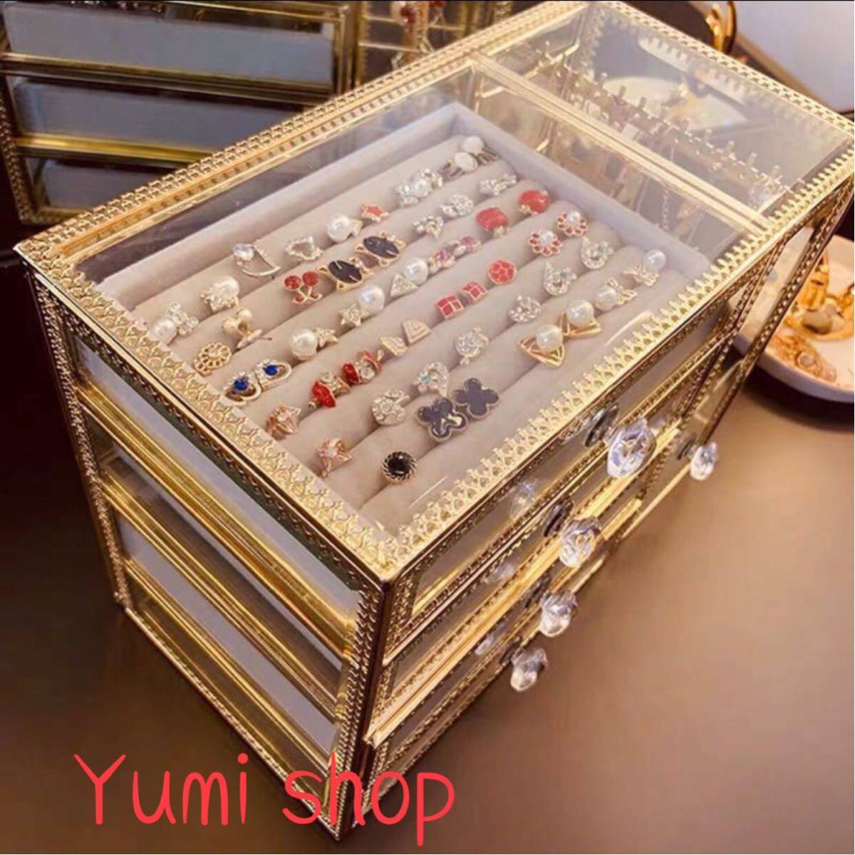 店 生活をカラフル オシャレに 大量 リング アクセサリー入れ アクセサリーケース リタホーム ブレスレット 指輪 ブレスレット 清潔に リング ネックレス ピアス ジュエリー箱 ジュエリー箱 イアリング 収納ボックス ケース