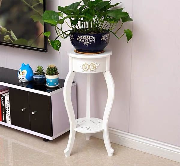 サイド几 コンソールテーブル エントランステーブル 花土台 フォン台 アンティーク考査ひな型 植木鉢置き 物量さ70cm Ogival Com My