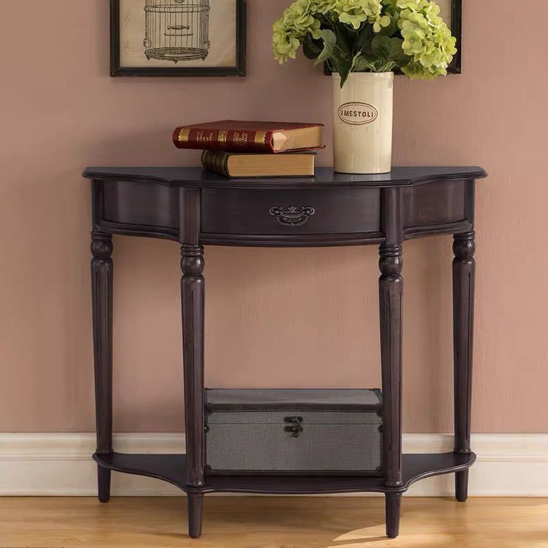 コンソールテーブル 半円型 花台 電話台 三本脚 ブラック インテリア 家具 楽天市場】コンソール テーブル 半 円の通販