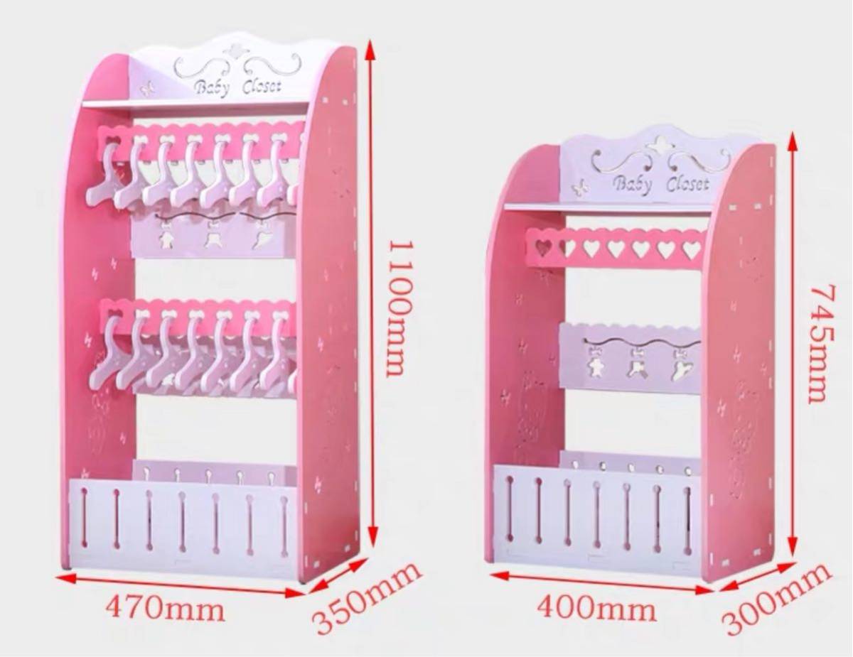 ずっと気になってた 犬洋服ラック 収納家具 ペットにおすすめ キャビネット ラック 犬洋服ダンス ハンガー 洋服掛け 本格ペット家具 服 犬 二段押入れ付き インテリア 収納