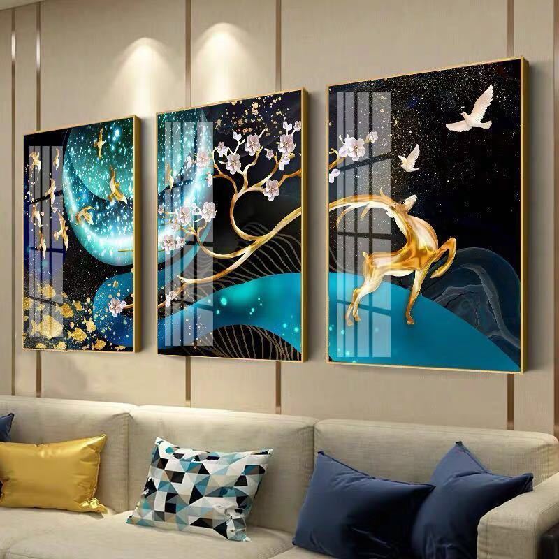 美術アートパネル絵画インテリア絵画プリント キャンバスプリントポスター3枚 Amazon｜キャンバス絵画 装飾フレーム インテリアポスター