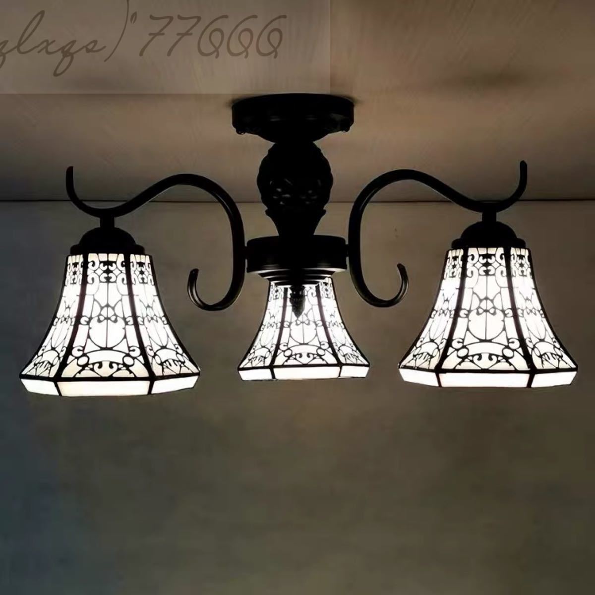 楽天市場】A044779ステンドグラス ペンダントライト豪華天井照明