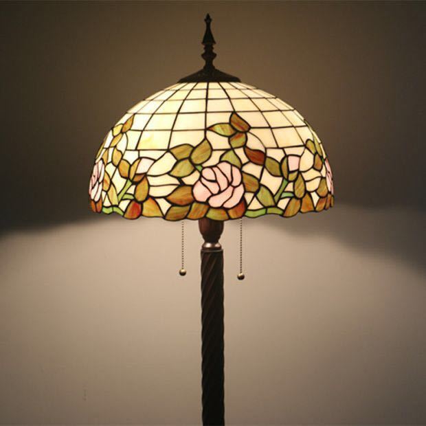 楽天市場】A013457ステンドグラスフロアライト 間接照明 フロア