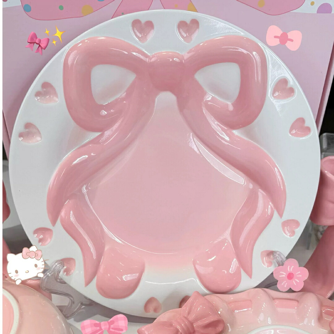 シュロの葉付き添い人 オーバル一皿12in サクラ色シュロの葉 お皿 洋食器 可愛らしい