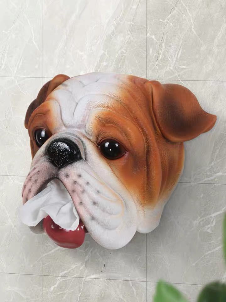 A062541トイレットペーパーホルダー インテリア雑貨 ティッシュケース 犬柄|リタハウス 店