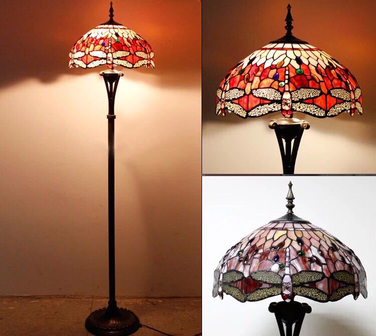 楽天市場】A026531ステンドグラスフロアライト ．間接照明 フロア