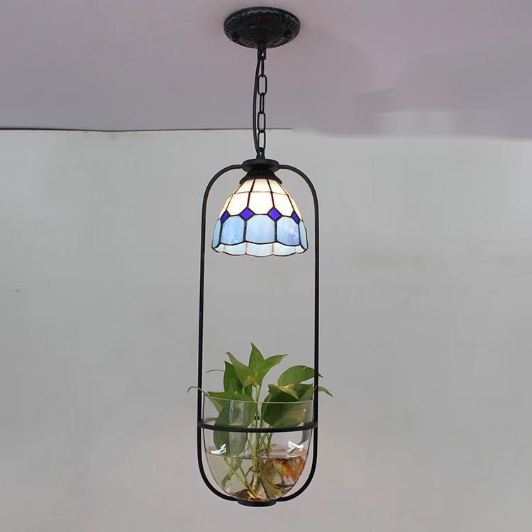 A042777ステンドグラス.ペンダントライト豪華天井照明ステンドグラスランプ ガラス工芸品 電源直結タイプ|リタハウス 店