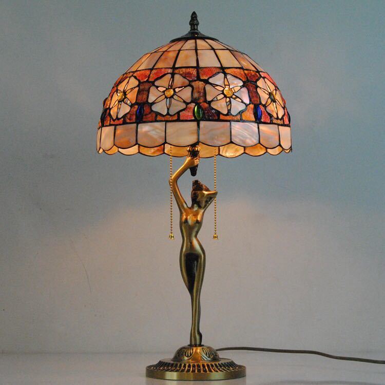 楽天市場】A013488ステンドグラスランプ 卓上スタンド 豪華テーブル