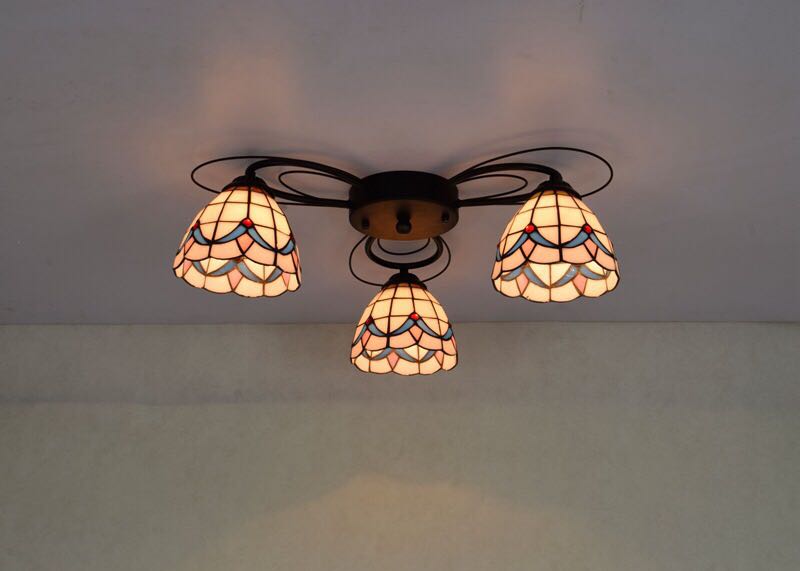 楽天市場】A023965ステンドグラス．ペンダントライト 豪華天井照明