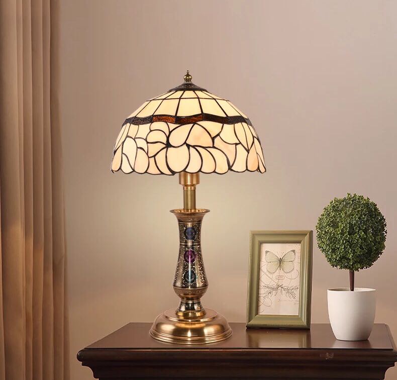 楽天市場】A007661ステンドグラスランプ 卓上スタンド ．豪華テーブル