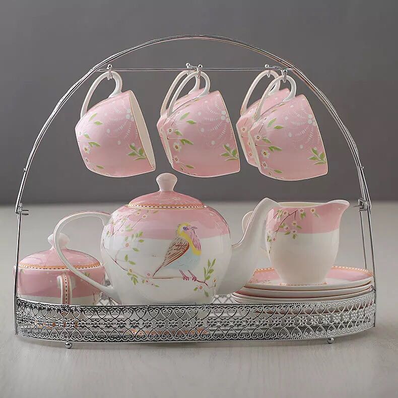 楽天市場】A039997ティー・コーヒーカップ6客セット 薔薇花柄カップ