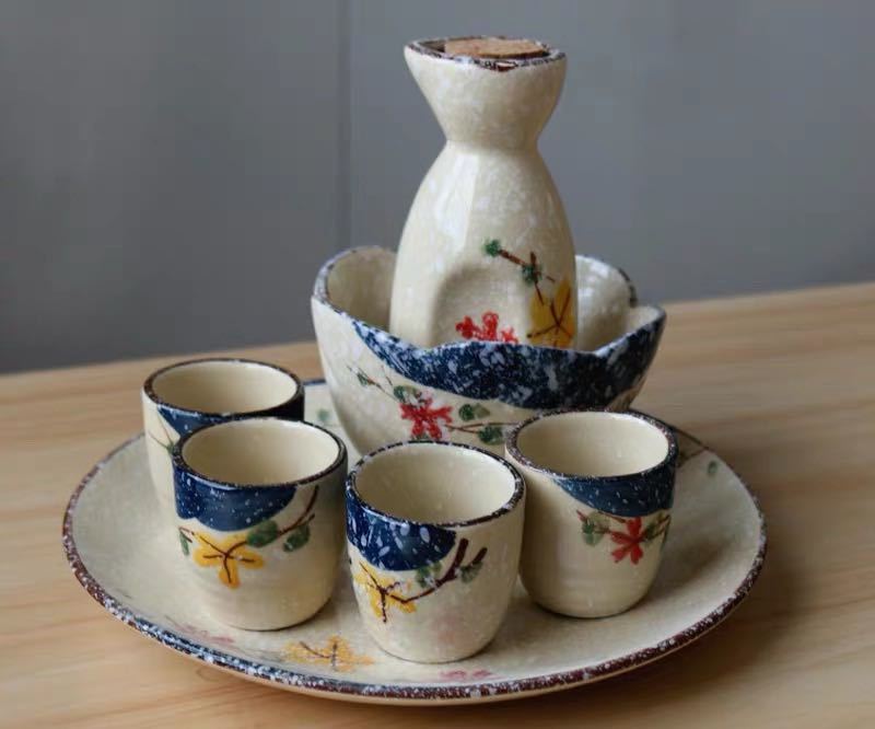 楽天市場】酒器6点セット 酒器揃 徳利 陶磁器 冷酒器 .焼酎セット
