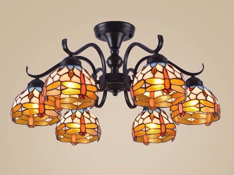A013395ステンドグラス．ペンダントライト豪華天井照明ステンドグラスランプ ガラス工芸品 電源直結タイプ｜リタハウス　店 87,725円