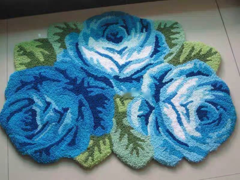 A046778ラグマット リビングマット 玄関マット.カーペット.お風呂マット 80x60 薔薇雑貨.|リタハウス 店