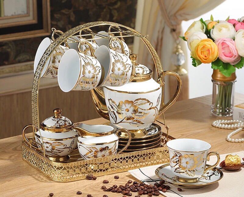 楽天市場】A029565ティー・コーヒーカップセット カップ＆ソーサー6客