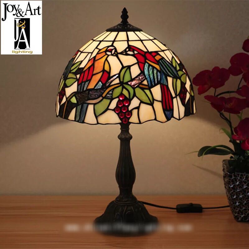 楽天市場】A029169ステンドグラスランプ 卓上スタンド ．豪華テーブル