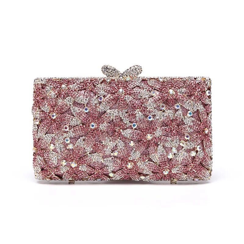 A021296晴れ晴れしい寄りあい御徒面子 キラキラ 石ころBAG クラッチペダル御徒面子 レディース ラインストーンクラッチバッグ