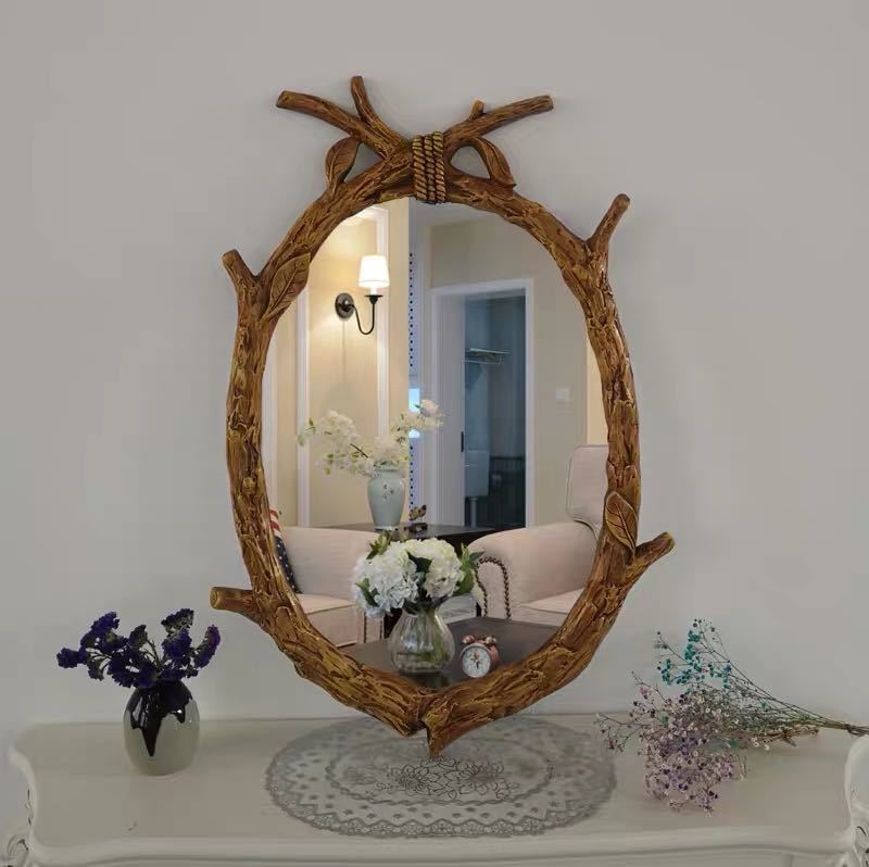 楽天市場】A003250豪華鏡 壁掛け鏡 アンティーク調 壁掛け 壁掛け