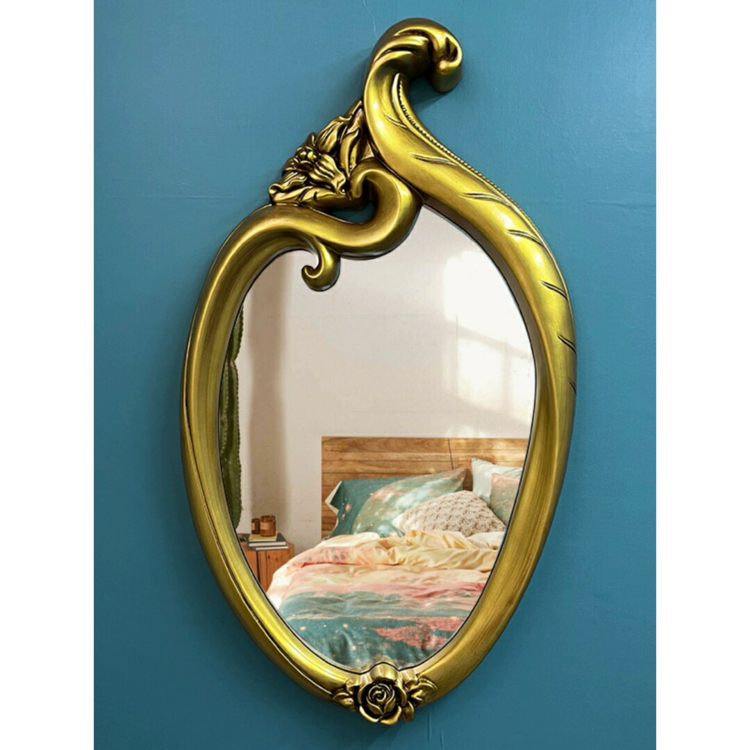 楽天市場】A032759高級感 豪華鏡 アンティーク調 壁掛け鏡