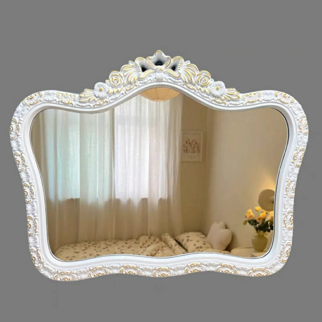 楽天市場】A038917高級感 豪華鏡 アンティーク調 壁掛け鏡 壁掛け