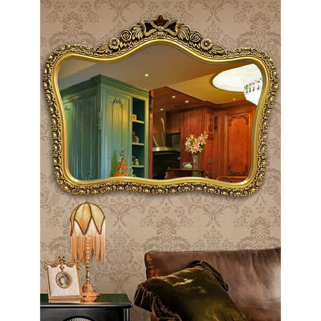 アンティーク　壁掛け 楽天市場】A032759高級感 豪華鏡 アンティーク調 壁掛け鏡