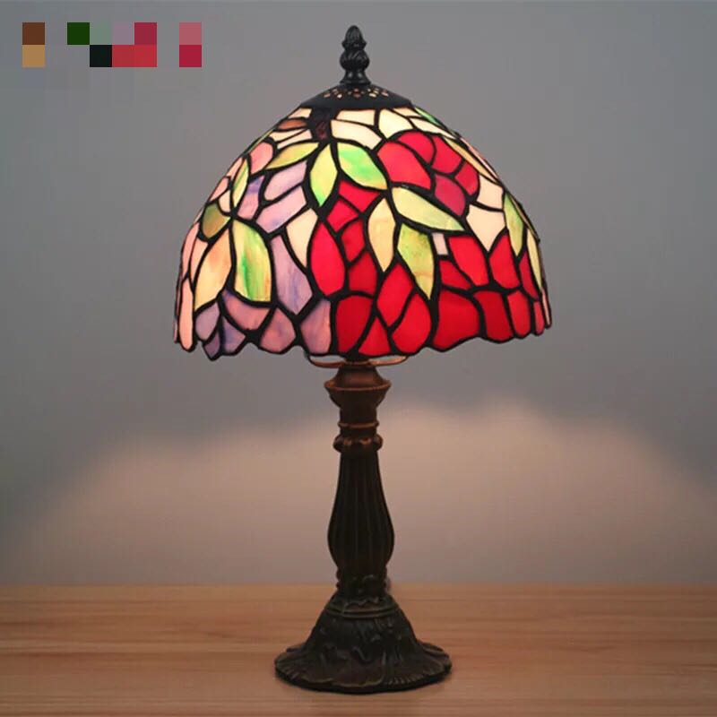 楽天市場】A010457ステンドグラスランプ 卓上スタンド 豪華テーブル