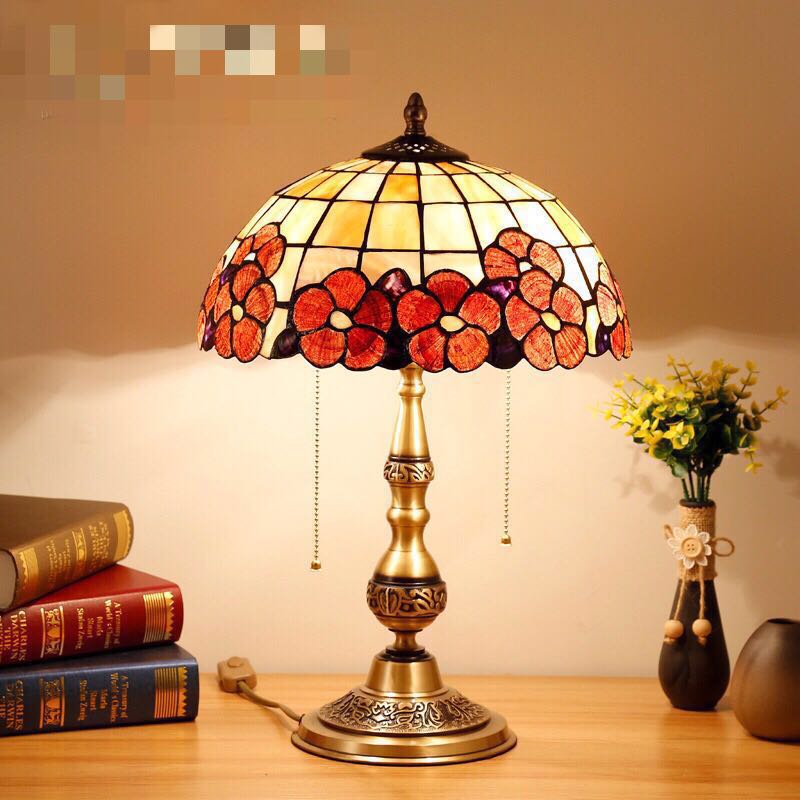 楽天市場】A023125ステンドグラスランプ 卓上スタンド ．豪華テーブル