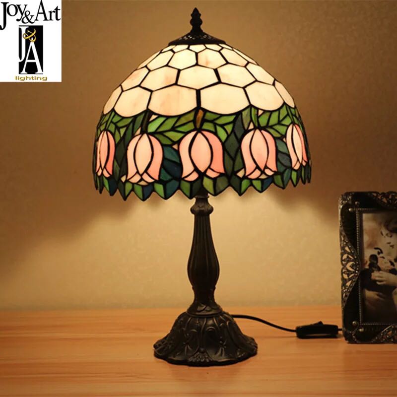 楽天市場】A046092ステンドグラスランプ 卓上スタンド 豪華テーブル