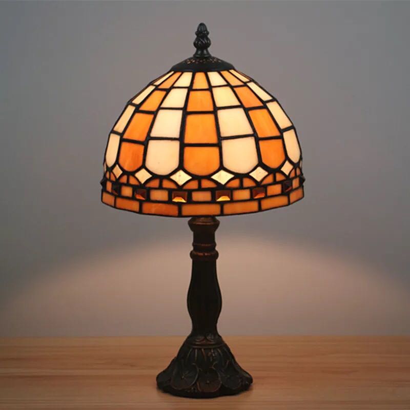楽天市場】A013387ステンドグラスランプ 卓上スタンド 豪華テーブル