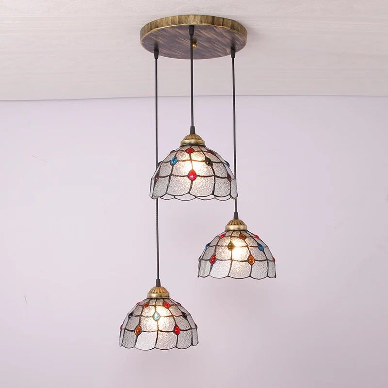 楽天市場】A023965ステンドグラス．ペンダントライト 豪華天井照明