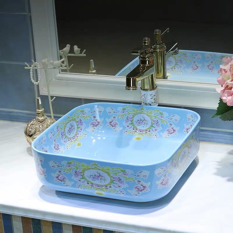 A019488洗面ボウルセット 洗面ボール 陶器 手水鉢 手洗器 手洗い鉢 洗面器｜リタハウス　店
