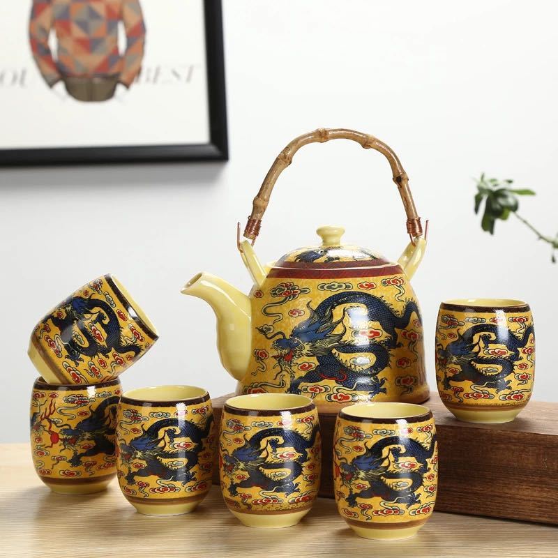 茶器セット 楽天市場】A0136266客茶器揃 湯呑 急須 ポット 茶器セット