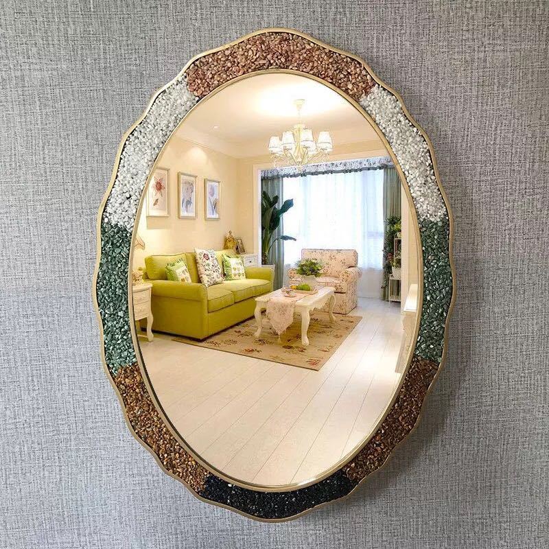 楽天市場】アンティーク調 木製窓枠 鏡 壁掛けミラー マホガニー 6枠