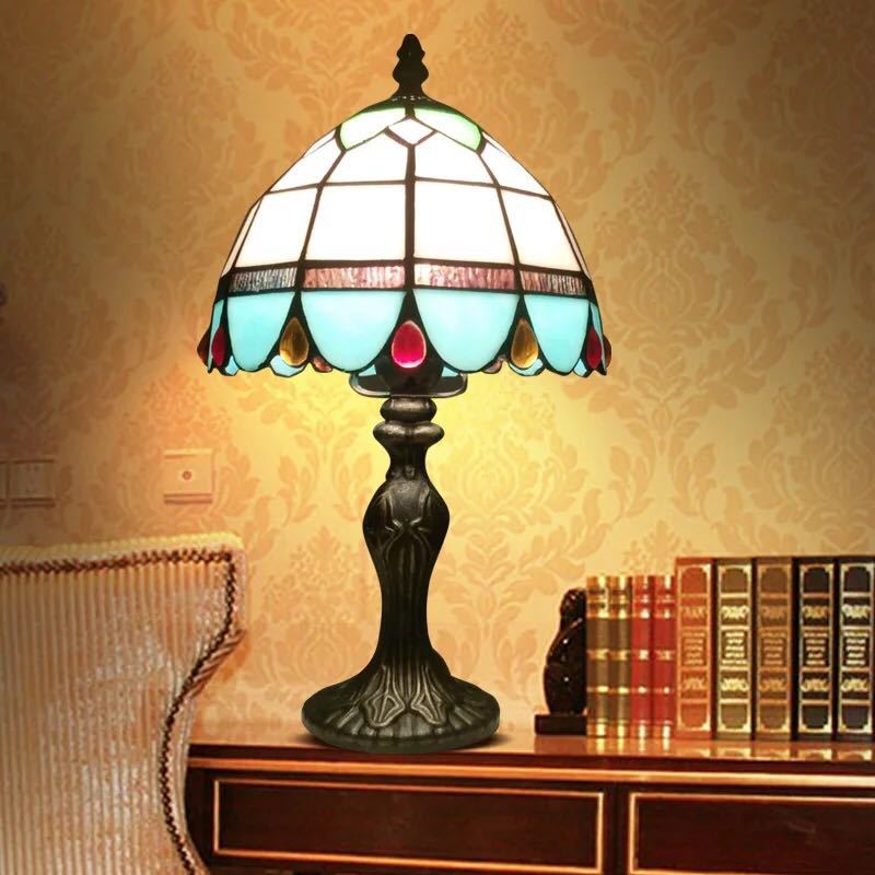楽天市場】A010457ステンドグラスランプ 卓上スタンド 豪華テーブル