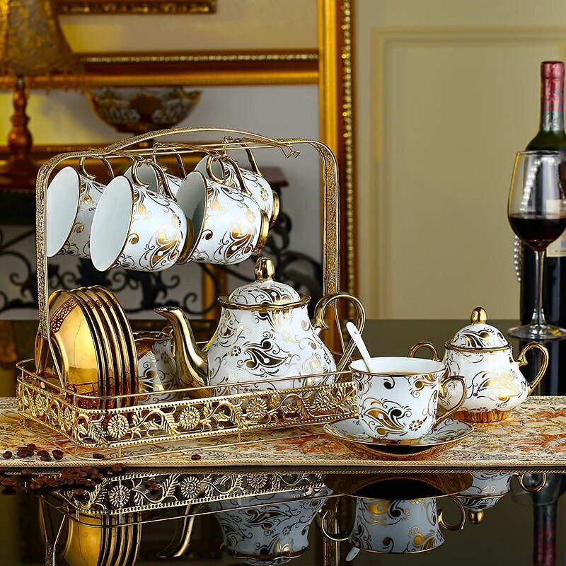 楽天市場】A012392ティー・コーヒーカップセット カップ＆ソーサー6客