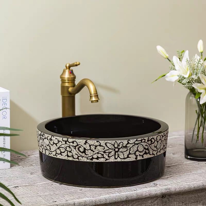 楽天市場】A028410洗面台 洗面ボウルセット 洗面ボール 陶器 手水鉢