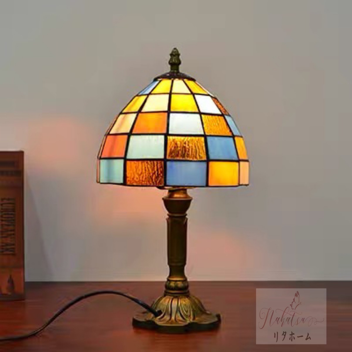 ステンドグラス　卓上ランプ 楽天市場】A010457ステンドグラスランプ 卓上スタンド 豪華テーブル