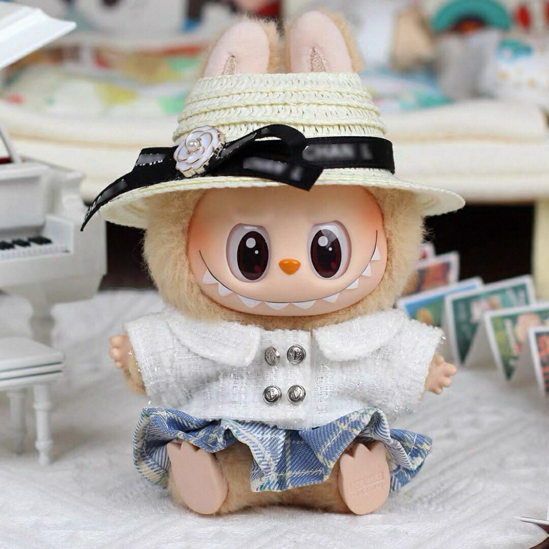 楽天市場】A064561新品2点セット labubuラブブぬいぐるみ服17cm着せ