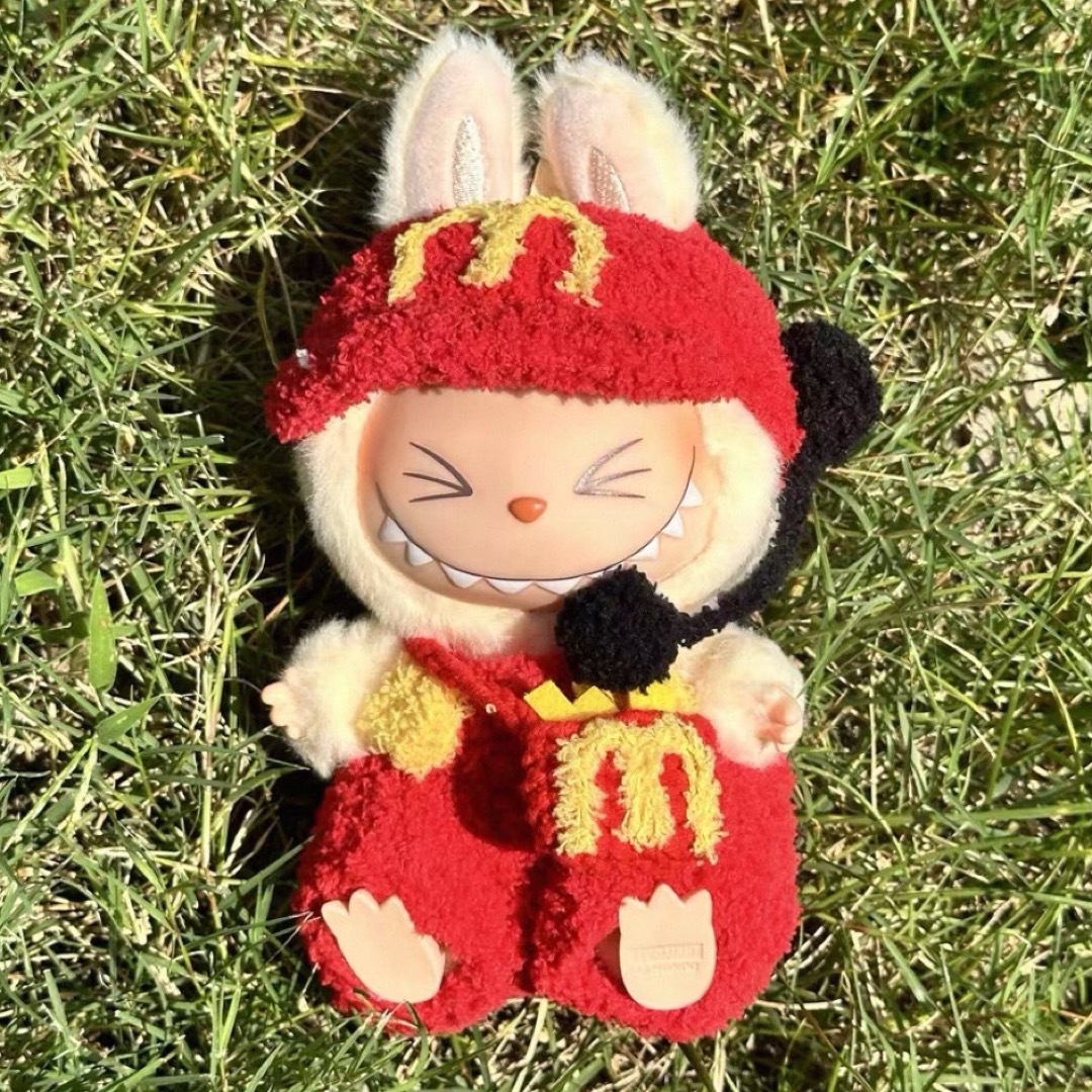 labhbu ぬいぐるみセット ぬいぐるみ Labubu 1/2代用 着せ替え 衣装 ふわふわ アニマル着