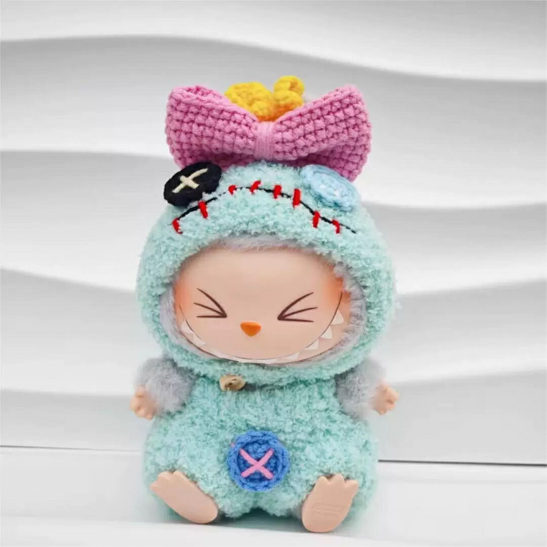 楽天市場】A065766新品2点セット labubuラブブぬいぐるみ服17cm着せ