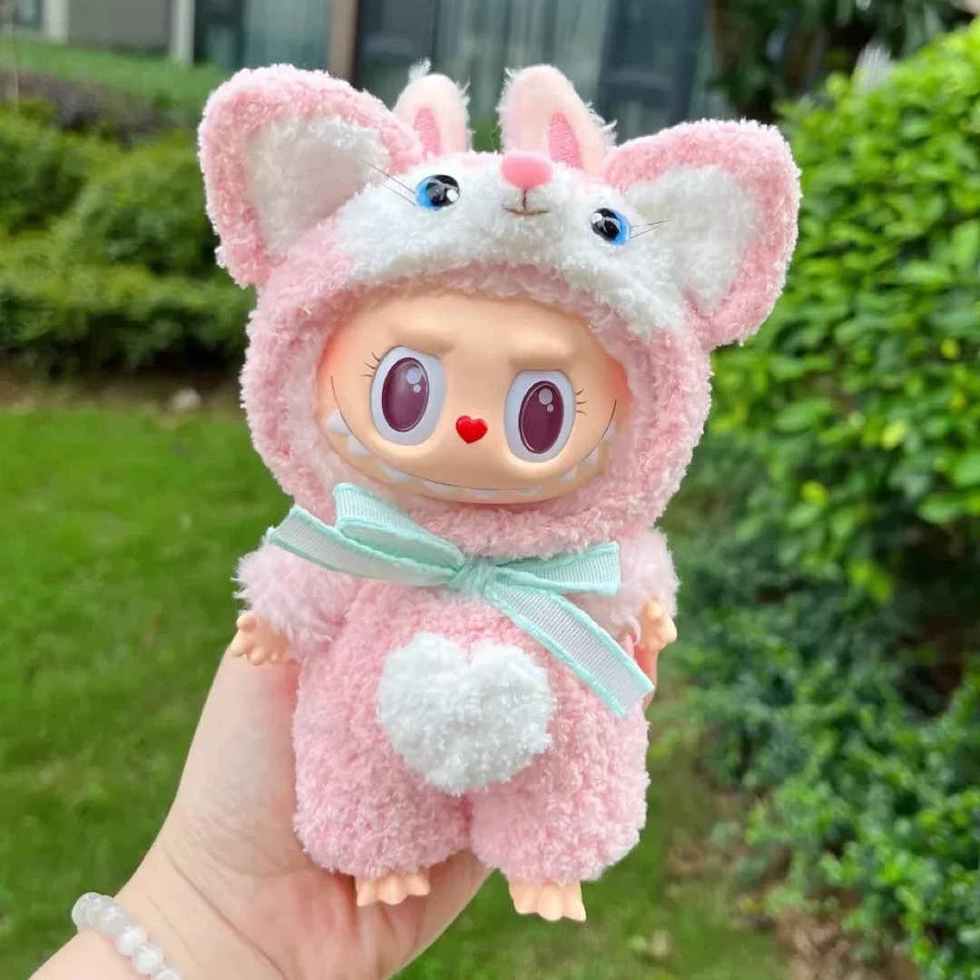 楽天市場】A034356新品3点セット labubuラブブぬいぐるみ服17cm