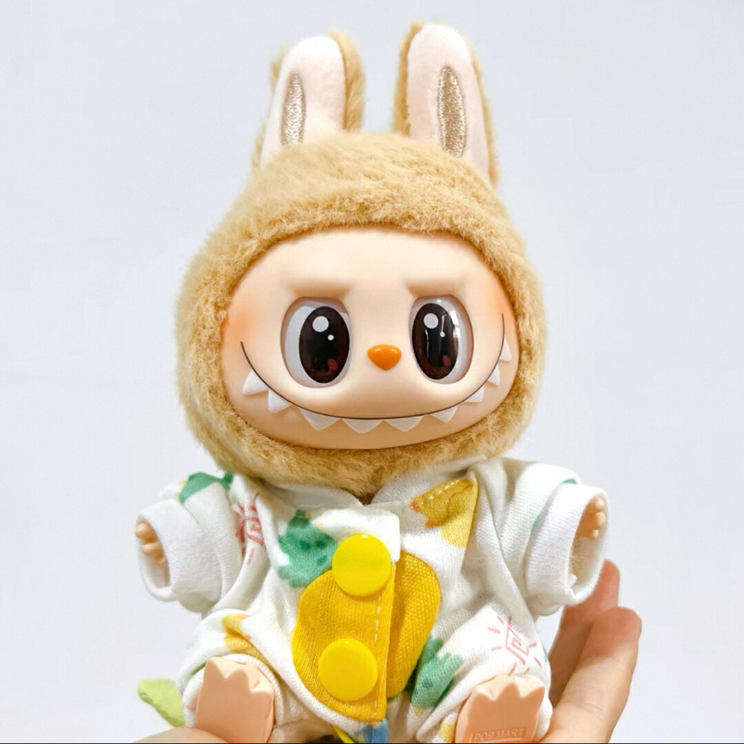 楽天市場】A034711パジャマ ワンピースlabubuラブブぬいぐるみ服17cm